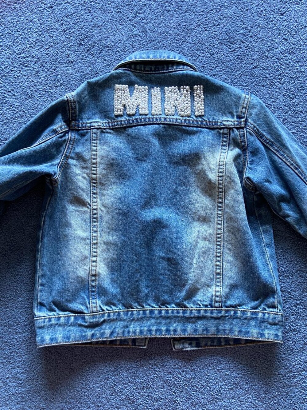 LE-LA-LO Toddler Girl's Blue "Mini" Denim Jean Jacket Size 5T